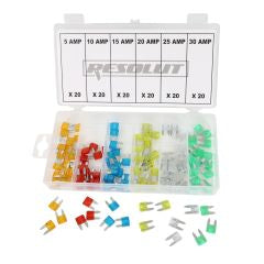 120PC Assorted Mini Automotive Blade Fuses