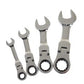 12PC FLEXI STUBBY GEAR RATCHET COMBINATION WRENCH SET