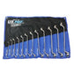 12pc Metric 75deg Double Offset Ring Spanner Set