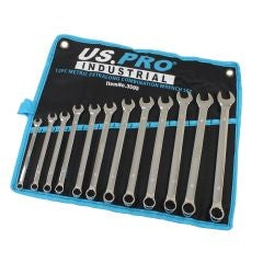 12pc Metric Extra Long Combi Wrench Set