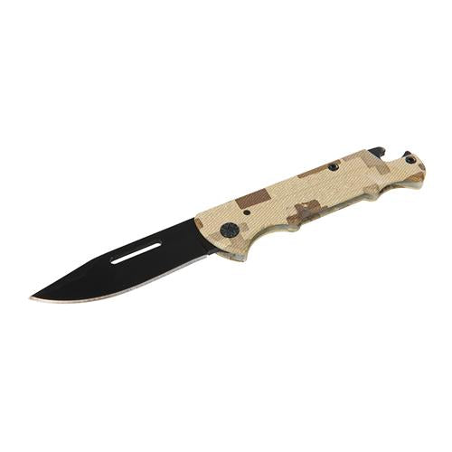 Folding Camouflage Pocket Knife 155mm