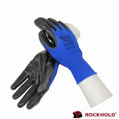 ROCKHOLD NITRILE COATED GLOVES SIZE 9