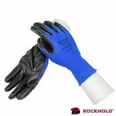 ROCKHOLD NITRILE COATED GLOVES SIZE 10