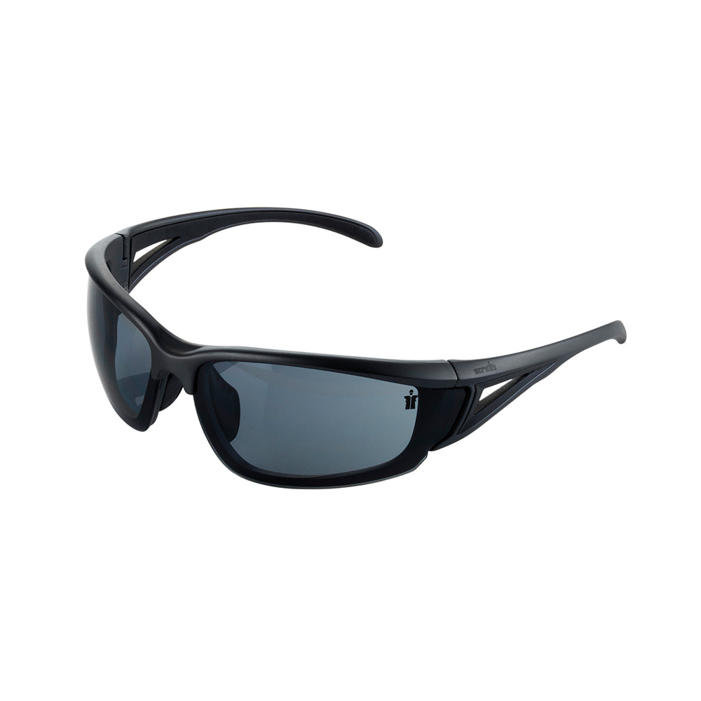 Hawk Smoke Lens Safety Specs Black