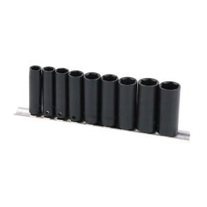 Socket Set - 9 Piece 3/8in. Drive - Impact - Deep Neilsen